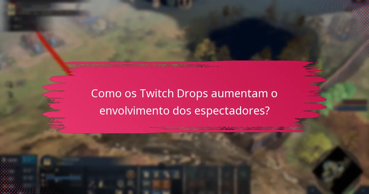 Como os Twitch Drops aumentam o envolvimento dos espectadores?