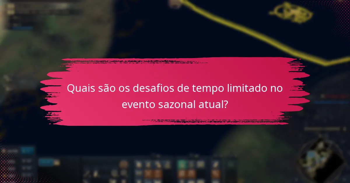 Quais são os critérios de participação para o evento sazonal?